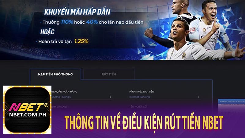 Thông tin về điều kiện rút tiền Nbet